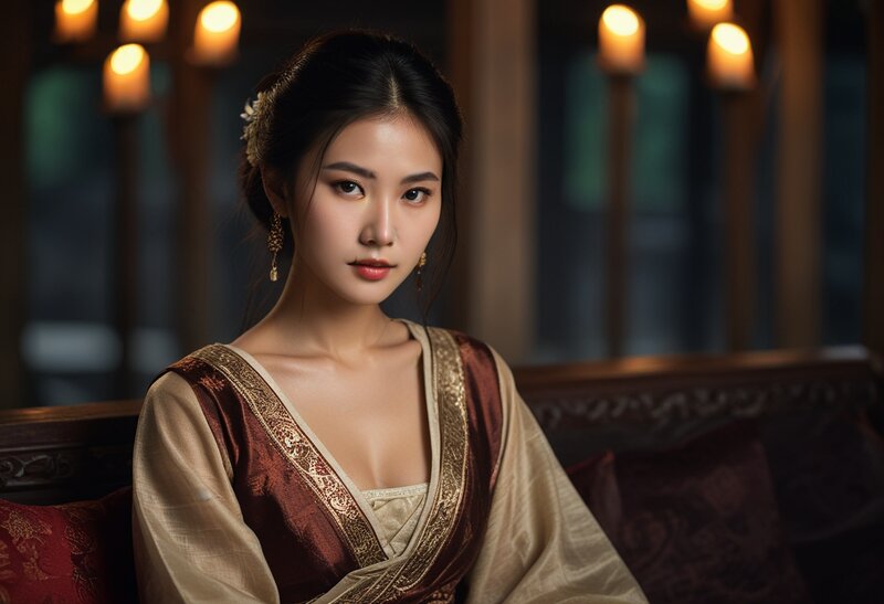 三姐妹美容店海报